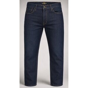 Lucky Brand 410 Athletic Fit Jeans Mens 36x32 Dark Wash Stretch Denim Blue